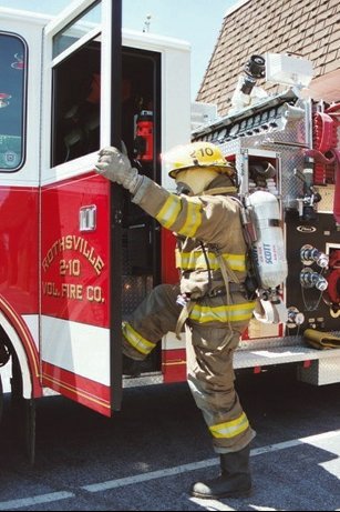 Firefighter in Gear